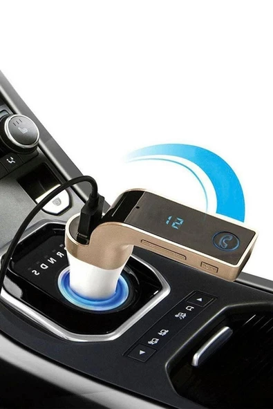 Araç Çakmaklık Şarj Aleti Oto Mp3 Müzik Çalar Fm Transmitter Cihazı Carg7 Müzik Kit Siyah - 5