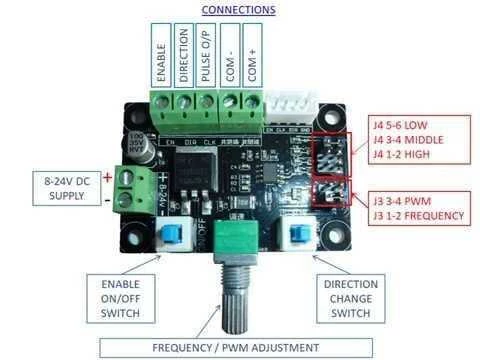 Step Motor Sürücü MKS OSC PWM Step Motor için Pulse Sinyal Üretici 8-24V - 9