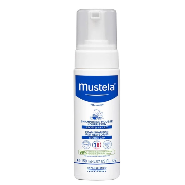 Mustela Newborns Foam Shampoo- Yenidoğan Köpük Şampuan 150ml