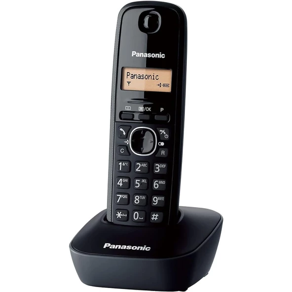 PANASONIC KX TG1611 DECT TELEFON,SİYAH-GRİ