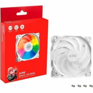 XPG ARGB VENTO120ARGB-WHCWW 120MM TEKLİ 3PİN BEYAZ KASA FANI