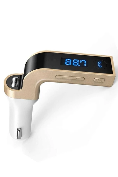 Araç Çakmaklık Şarj Aleti Oto Mp3 Müzik Çalar Fm Transmitter Cihazı Carg7 Müzik Kit Siyah - 2