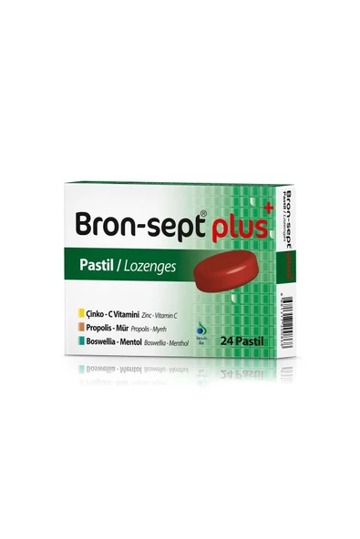 BRON-SEPT Plus Mentollü 24 Pastil