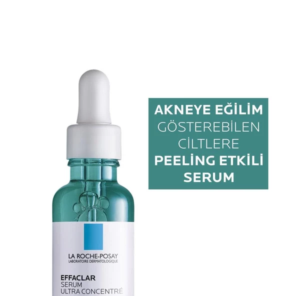 La Roche Posay Effaclar Peeling Etkili Leke Karşıtı Serum Akneye Eğilim Gösteren Ciltler 30ml - 2