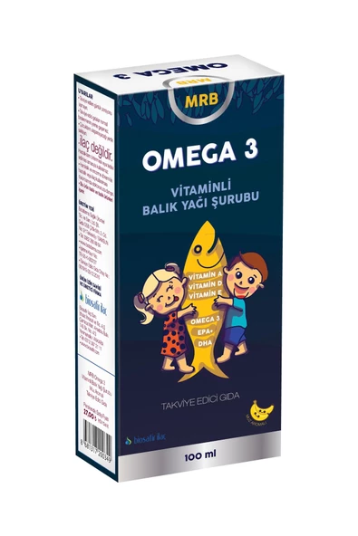 MRB Omega 3 Balık Yağı 100 ml.