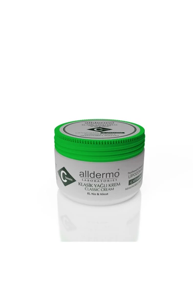 ALLDERMO Klasik Yağlı C Vitaminli Krem KAVANOZ 250 ml