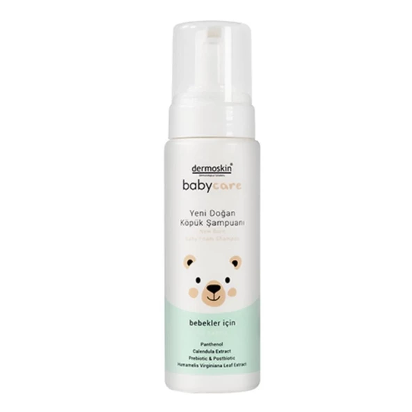 Dermoskin BabyCare Yenidoğan Köpük Şampuanı 200ml