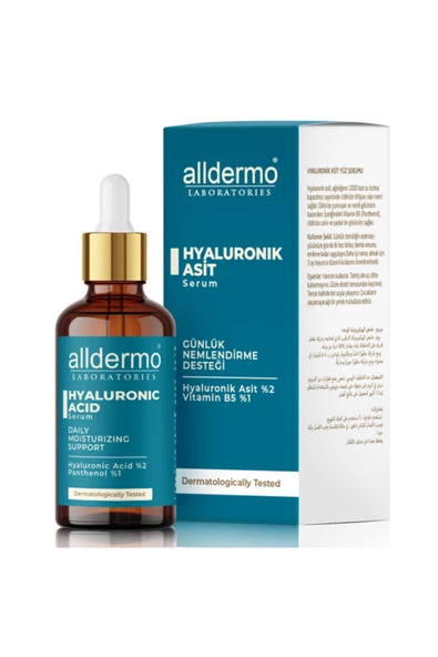 ALLDERMO Hyaluronik Asit Günlük Nemlendirici Serum 30ml