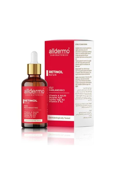 ALLDERMO Cilt Canlandırıcı Retinol Serum 30ml