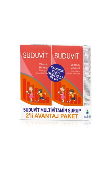 SUDUVIT Suduvit Multi Vitamin Şurup 2'li Avantaj Paket (çanta Hd.)