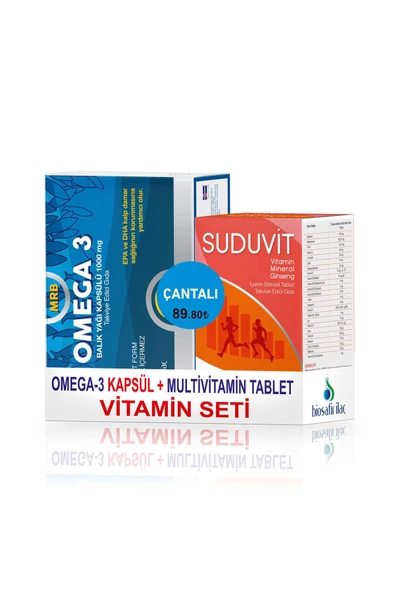 MRB Omega-3 Kapsül + Suduvit Tablet Vitamin Seti