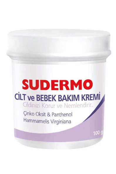 ÇEŞİTLİ Sudermo Cilt Ve Bebek Bakım Kremi 100 gr