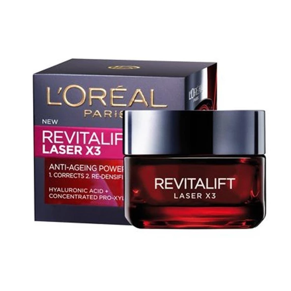 Loreal Paris Revitalift Lazer X3 Leke Ve Kırışıklık Karşıtı Bakım Gkf20 50 Ml