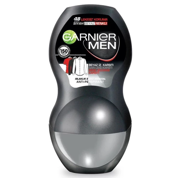 Garnier Men Lekesiz Koruma Erkek Roll-On Deodorant 50ml