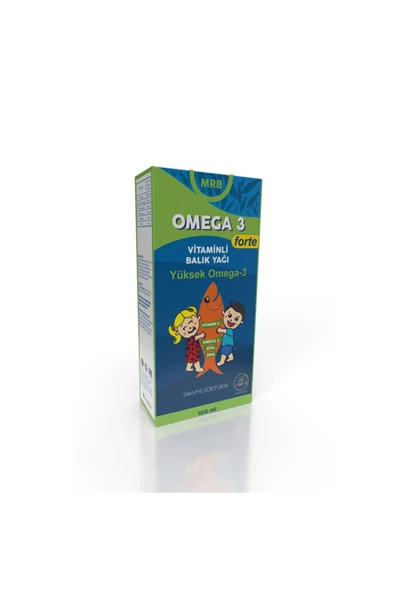 MRB Omega 3 Forte Balıkyağı 100 ml Tuttifrutti