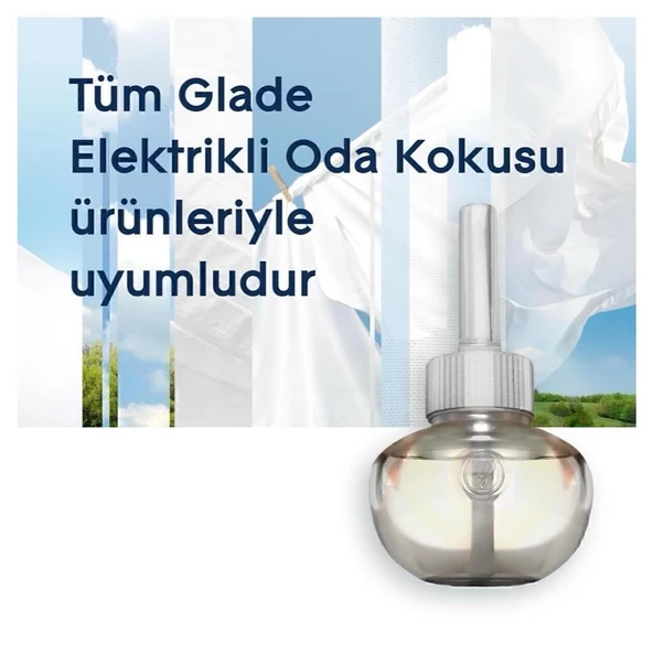 Glade Elektirikli Oda Kokusu 20 ml Yedek Temiz Çarşar Ferahlığı - 4