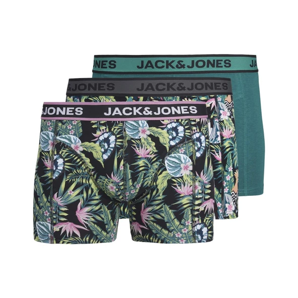 Jack & Jones 12263874 Jacdrew Trunks 3 Pack Sn Siyah