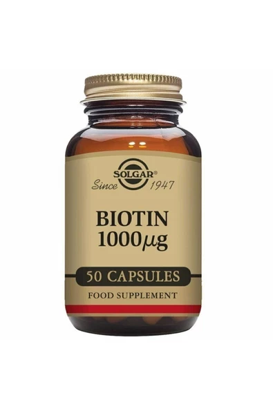 Biotin 1000 Mcg 50 Kapsül ürün görseli 1