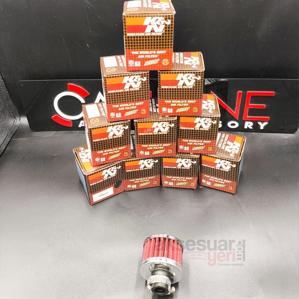 K&N Kn Performans Artırıcı Krank Motor Filtresi Kırmızı Renk Yüksek Performans - 5