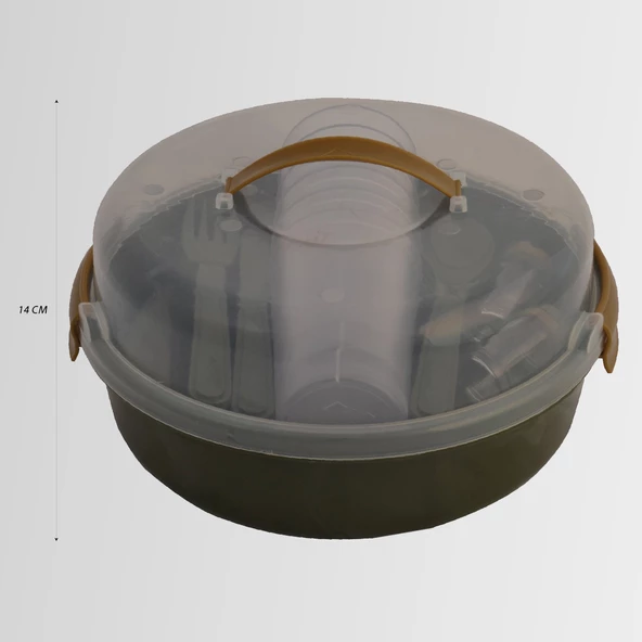 Nurgaz Campout 6 Kişilik Kamp - Piknik Seti NG 170 - 2