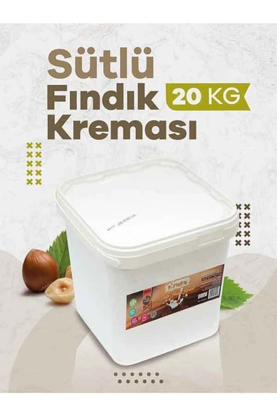 Bi Fındık Doğal Bol Sütlü Parça Fındıklı Fındık Kreması Katkısız Atıştırmalık Kahvaltılık Sürülebilir 20kg - 5