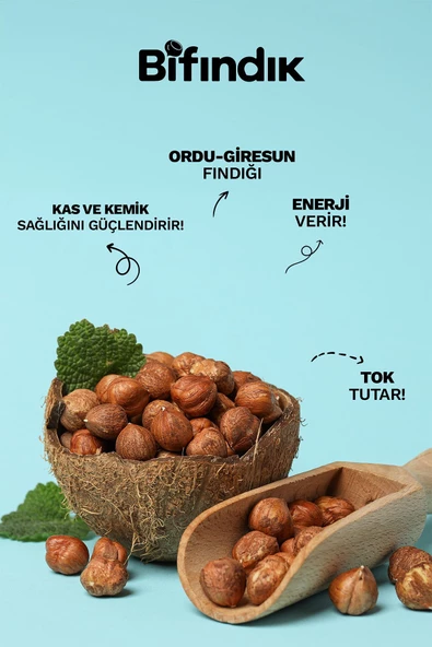 Bi Fındık TUZSUZ NATUREL İÇ FINDIK BÜYÜK BOY FINDIK İÇİ ÇİĞ %100 TAZE LEZZETLİ 1.KALİTE DOYPACK 10 KG - 2