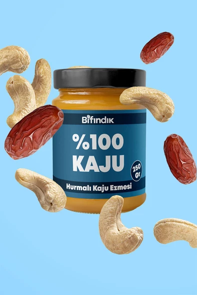 Bi Fındık Hurmalı Kaju Ezmesi Katkısız Taze Çekim Doğal Sürülebilir Kahvaltılık %80 Kaju Ezmesi 250 gram - 2