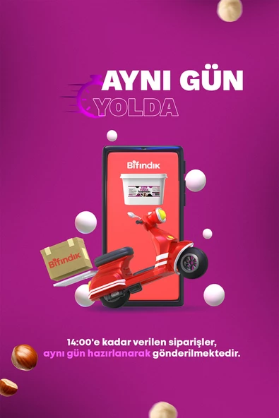 Bi Fındık Doğal Bol Sütlü Parça Fındıklı Fındık Kreması Katkısız Atıştırmalık Kahvaltılık Sürülebilir 20kg - 4