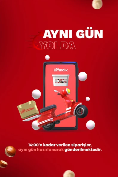 Bi Fındık Doğal Şekerli Fındık Ezmesi Atıştırmalık Kahvaltılık Sürülebilir %80 Fındık %20 Şeker 10 Kg - 4