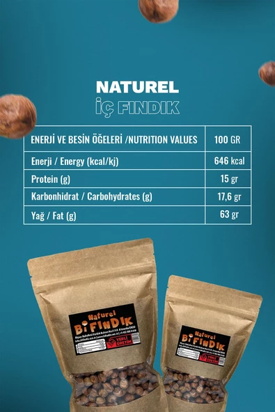 Fındık İçi Çiğ 1 Kg - 3