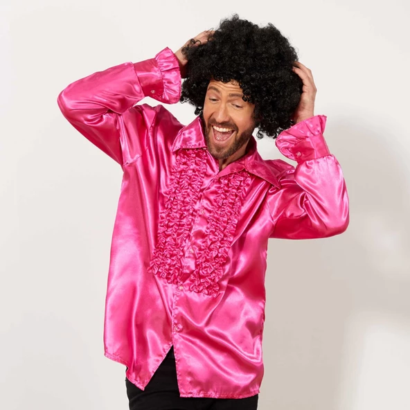 Siyah Renk Kıvırcık Afro Bonus Peruk ürün görseli