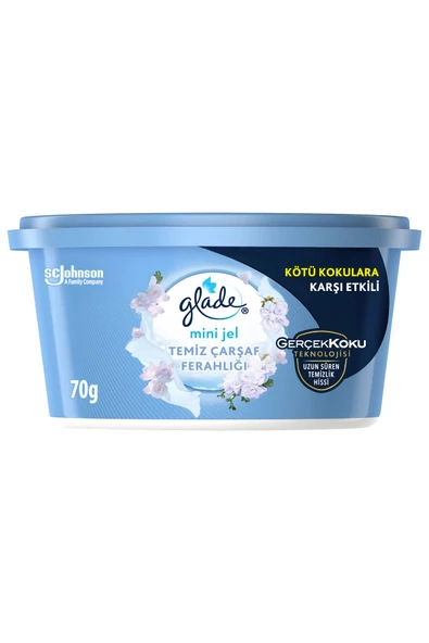 Glade Mini Jel Temiz Çarşaf Ferahlığı 70 g