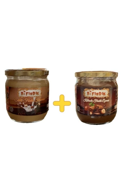 Bi Fındık Doğal Bol Sütlü Fındık Kreması 450g Ve Kakaolu Fındık Kreması Katkısız Sürülebilir 1.kalite 450g - 4