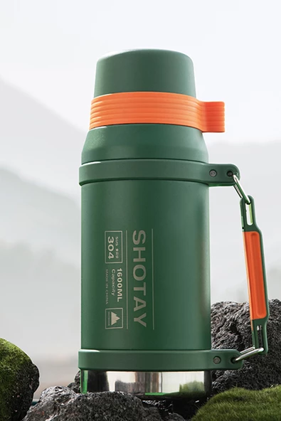 Shotay Camper Çelik Termos Unisex  Matara 1500 Ml. SHT-ST-8216-3