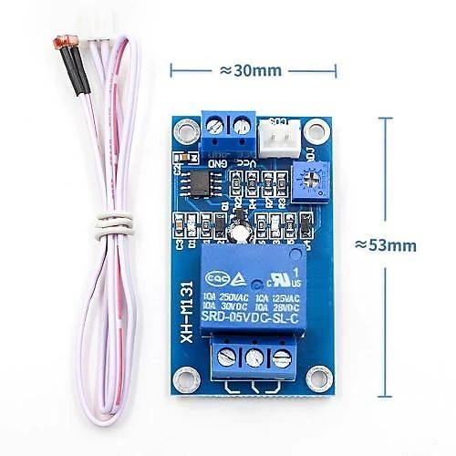 XH-M131 LDR Işık Kontrollü Gece-Gündüz Algılayıcı Röle Modülü DC 5V - 3