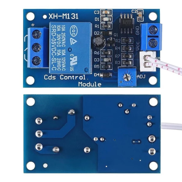 XH-M131 LDR Işık Kontrollü Gece-Gündüz Algılayıcı Röle Modülü DC 5V - 4