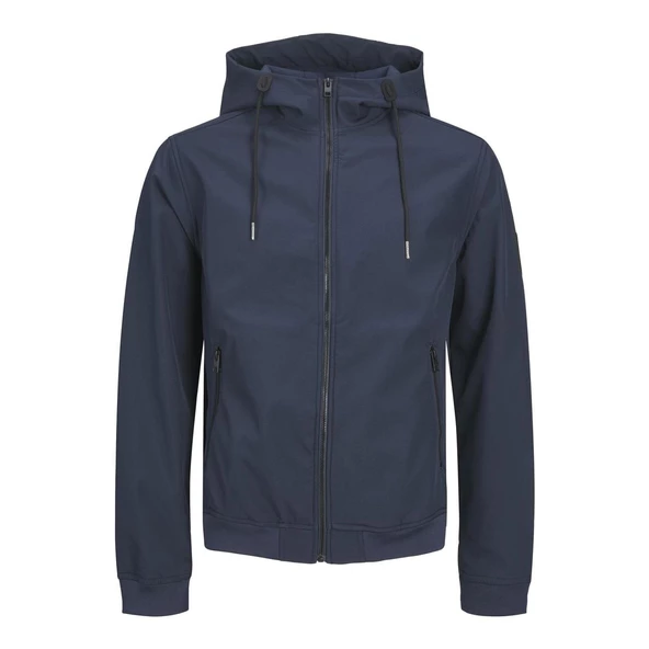 Jack & Jones 12236300 Jjebasic Softshell Hood Noos Lacivert