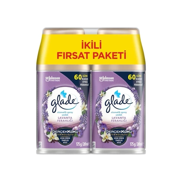 Glade Otomatik Makine Yedek Sprey Lavanta Ferahlığı 2 x 269 ml