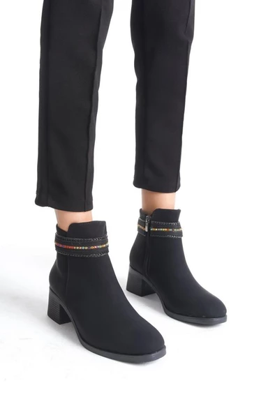 Papuçcity Sprs 02973 Kadın 5,5 Cm Topuklu Bot - 2