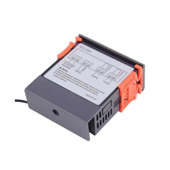 STC-1000 220V AC 10A Ekranlı Sıcaklık Kontrol Modülü - Resim 4