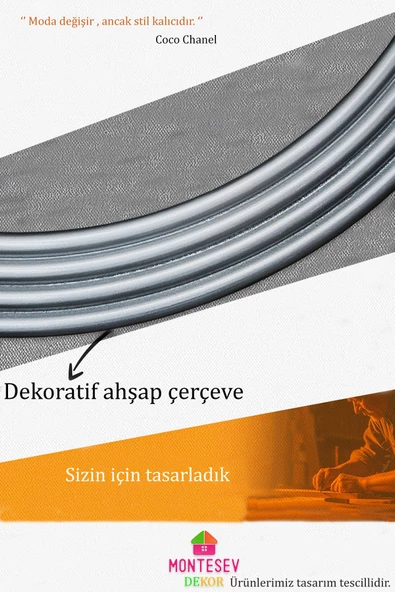 Zümrüt Ahşap Gümüş Dekoratif Ayna Yuvarlak Ayna Işlemeli Banyo Aynası Duvar Aynası Tekli - 56 Cm - 6