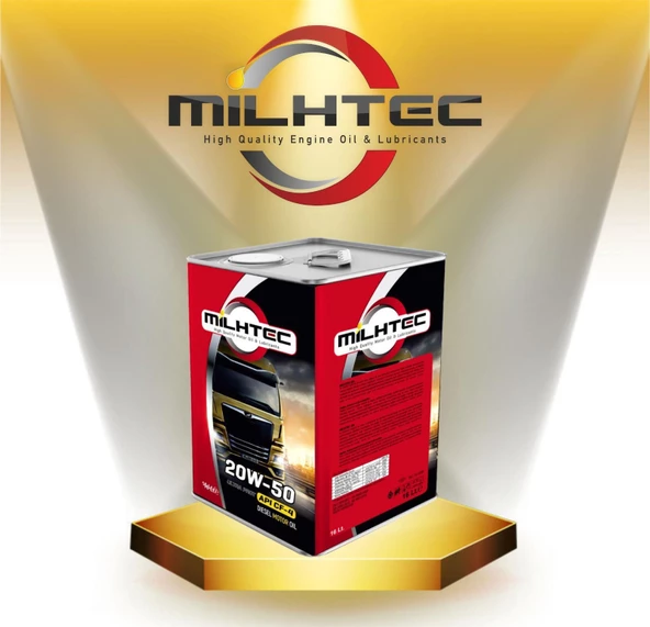 MİLHTEC 20W50 MOTOR YAĞI (16 LT) - Teneke