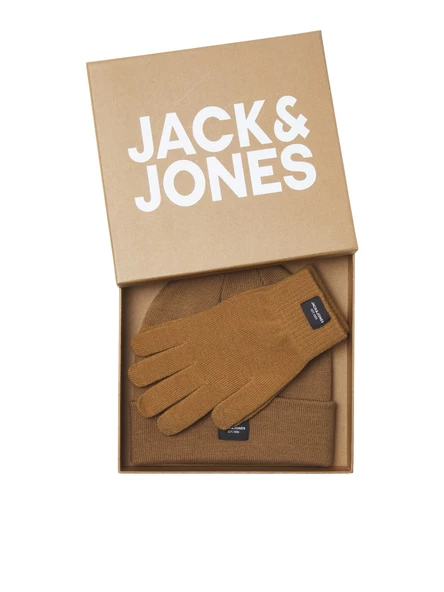 Jack&Jones Erkek Minimalist Bere & Eldiven Seti - Günlük Kışlık - 7