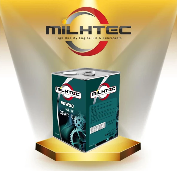 MİLHTEC SAE 80W/90 EP DİŞLİ YAĞI (16 LT) - Teneke