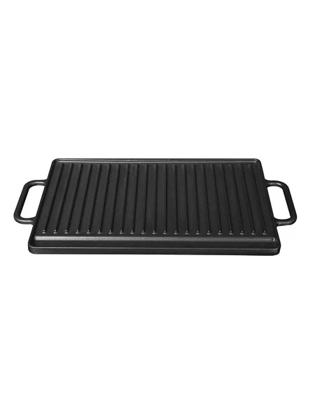 SÜREL 26X42 Büyük Grill Döküm Izgara Siyah