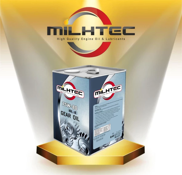 MİLHTEC SAE 75W/80 EP DİŞLİ YAĞI (16 LT) - Teneke