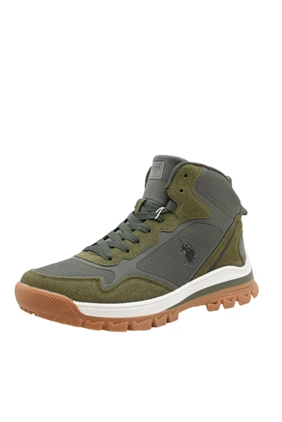 U.S. Polo Erkek Outdoor Bot Haki 3W SAGAN HI 3PR - 3