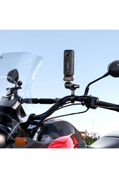 Nukrotech Kelepçe Bağlantılı 360 Aksiyon Kamera Tutucu Tak Çıkar Başlıklı - 7