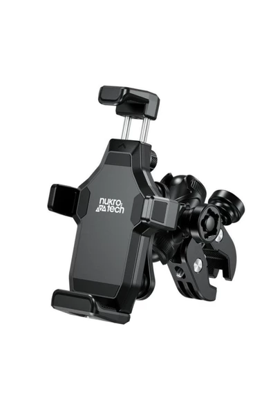 Nukrotech M25 Titreşim Modüllü Motosiklet İçin Telefon Tutucu