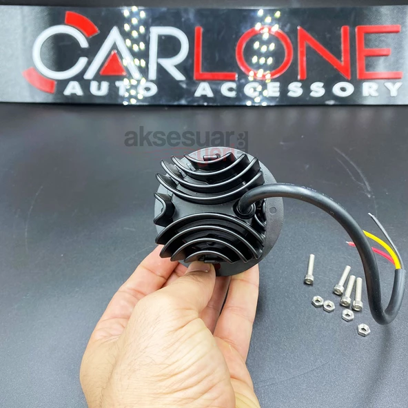 Offroad Sis Çalışma Lambası Beyaz/Amber 20W 12-24V  A+ İthal Ürün(TEKLİ'DİR) - 5